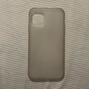 Cloudy, not see through iPhone case